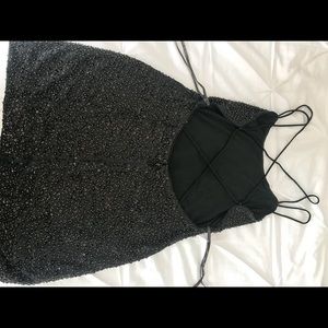 Green/ Gray mini dress!